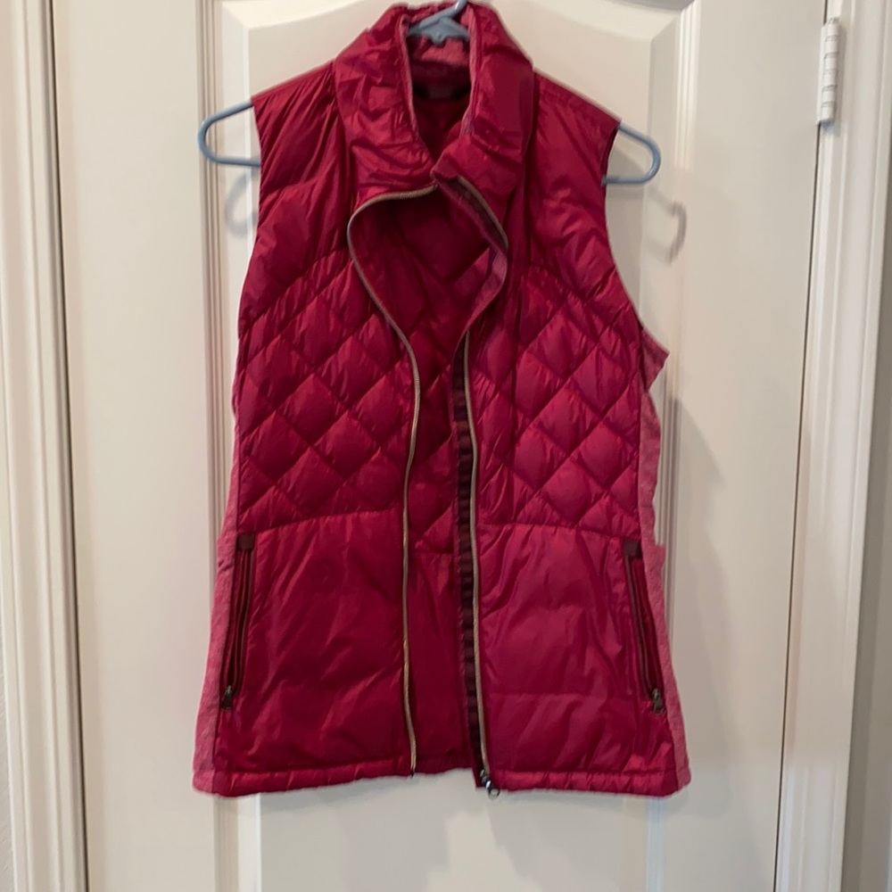 Lululemon pink/magenta puffer vest.